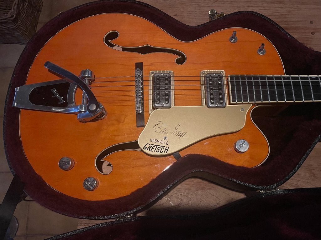Gretsch 6120 SSLVO Brian Setzer, Musique & Instruments, Instruments à corde | Guitares | Électriques, Enlèvement, Comme neuf, Semi-solid body