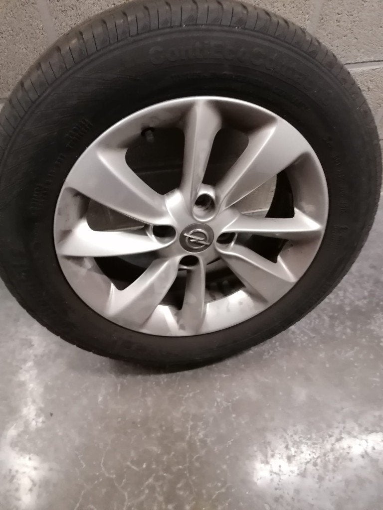 Alu velgen Opel Adam - Corsa, Ophalen, Gebruikt, 15 inch, Banden en Velgen