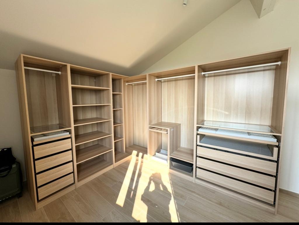 dressing ikea, Maison & Meubles, Armoires | Dressoirs, Comme neuf, 200 cm ou plus, Avec porte(s), Chêne, Enlèvement