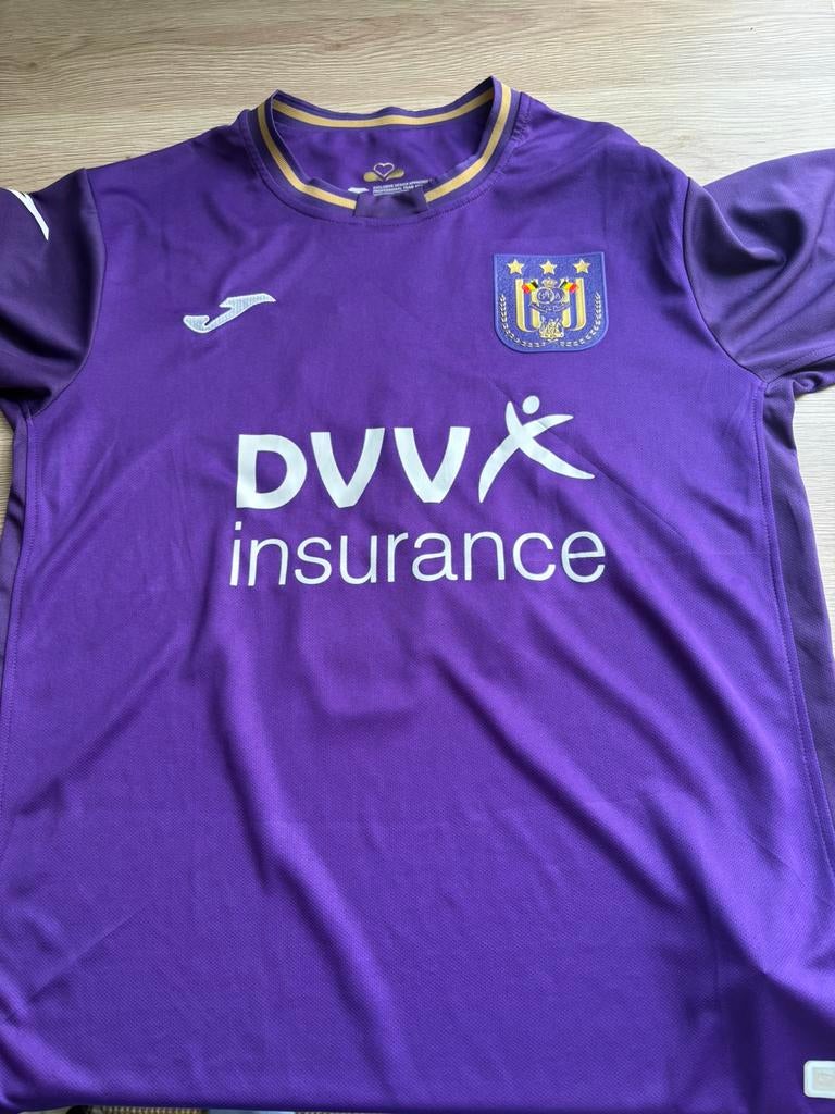 Gesigneerd shirt Hoedt Anderlecht, Envoi, Comme neuf, Maillot