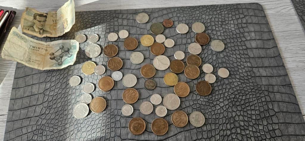 Billet et monnaie, Ophalen, Munten