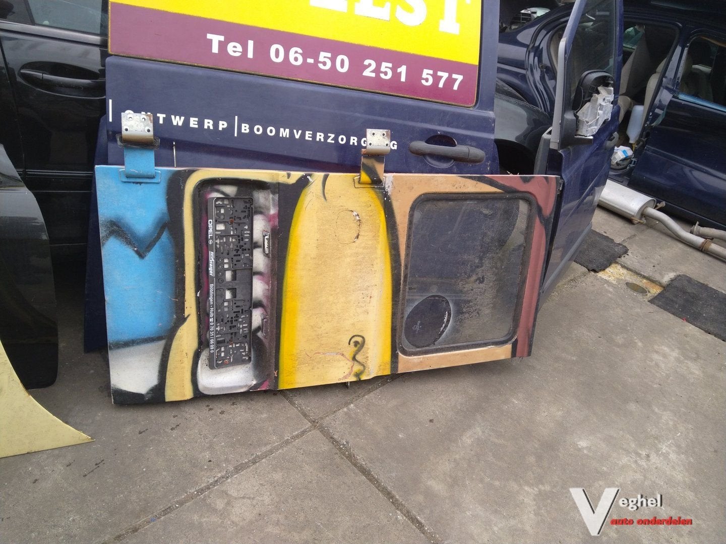 schuifdeur en achter deuren Mercedes mb 100, -, -, Enlèvement, Utilisé