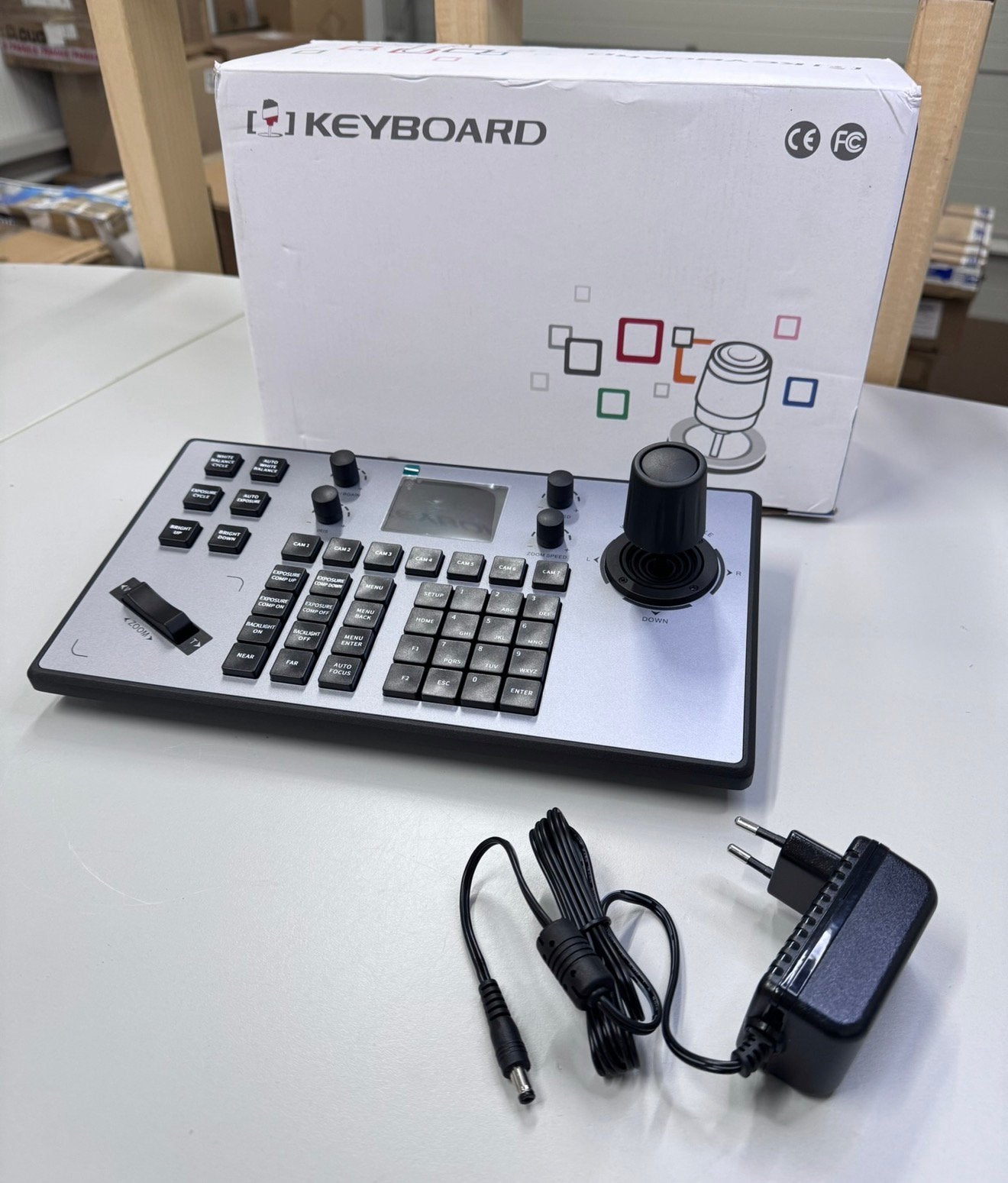 Vastaint PTZ Controller Camera Paneel Joystick Dome cameras, Ophalen of Verzenden, Nieuw