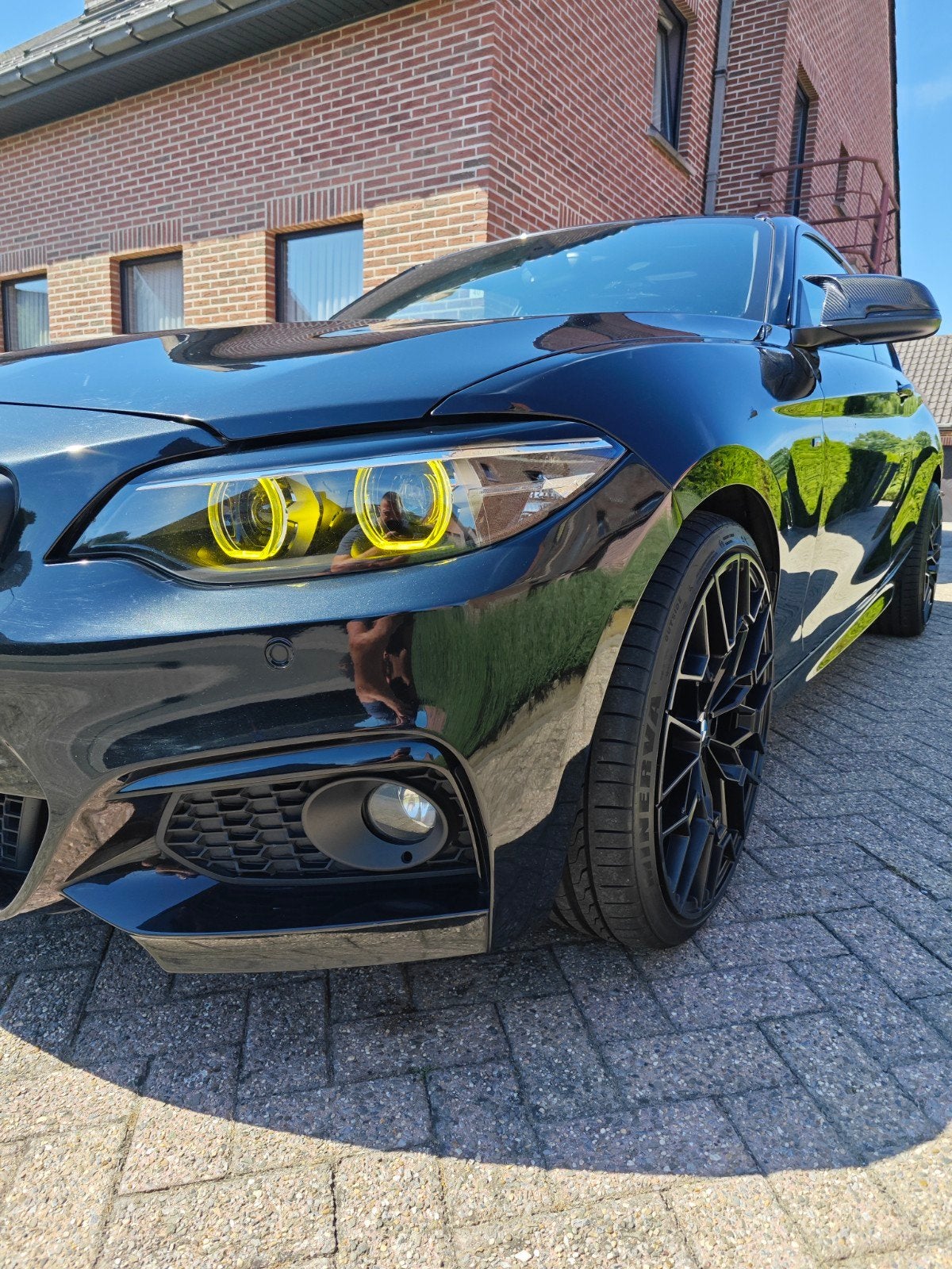 BMW 218i M-pakket, Achterwielaandrijving, 2 Reeks, Alcantara, Zwart