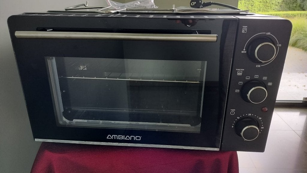 kleine vrijstaande oven, Enlèvement, Comme neuf, Noir