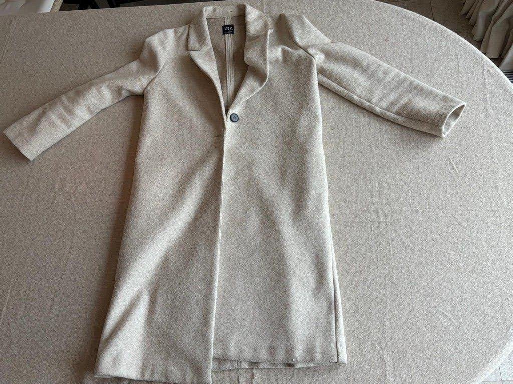chique witte mantel, Vêtements | Femmes, Vestes | Hiver, Taille 38/40 (M), Comme neuf, Enlèvement, Blanc