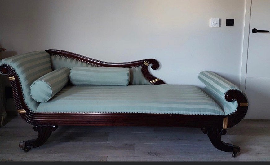 Prachtige engelse Chaise Longue, Huis en Inrichting, Ophalen, Zo goed als nieuw
