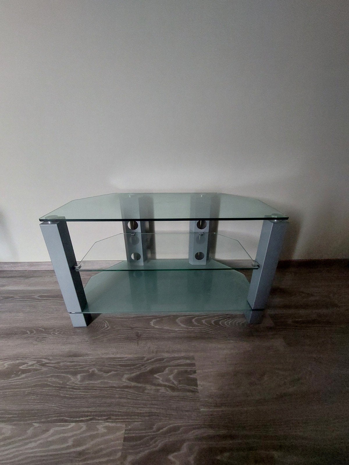 Tv meubel ( glas ) 52x85x40, Huis en Inrichting, Kasten |Televisiemeubels, Ophalen, Glas