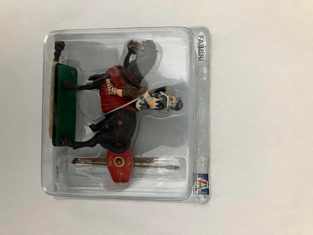 Fabbri tinnen ruiters 54mm – verzamelobject – met verpakking, Antiek en Kunst, Antiek | Tin, Ophalen