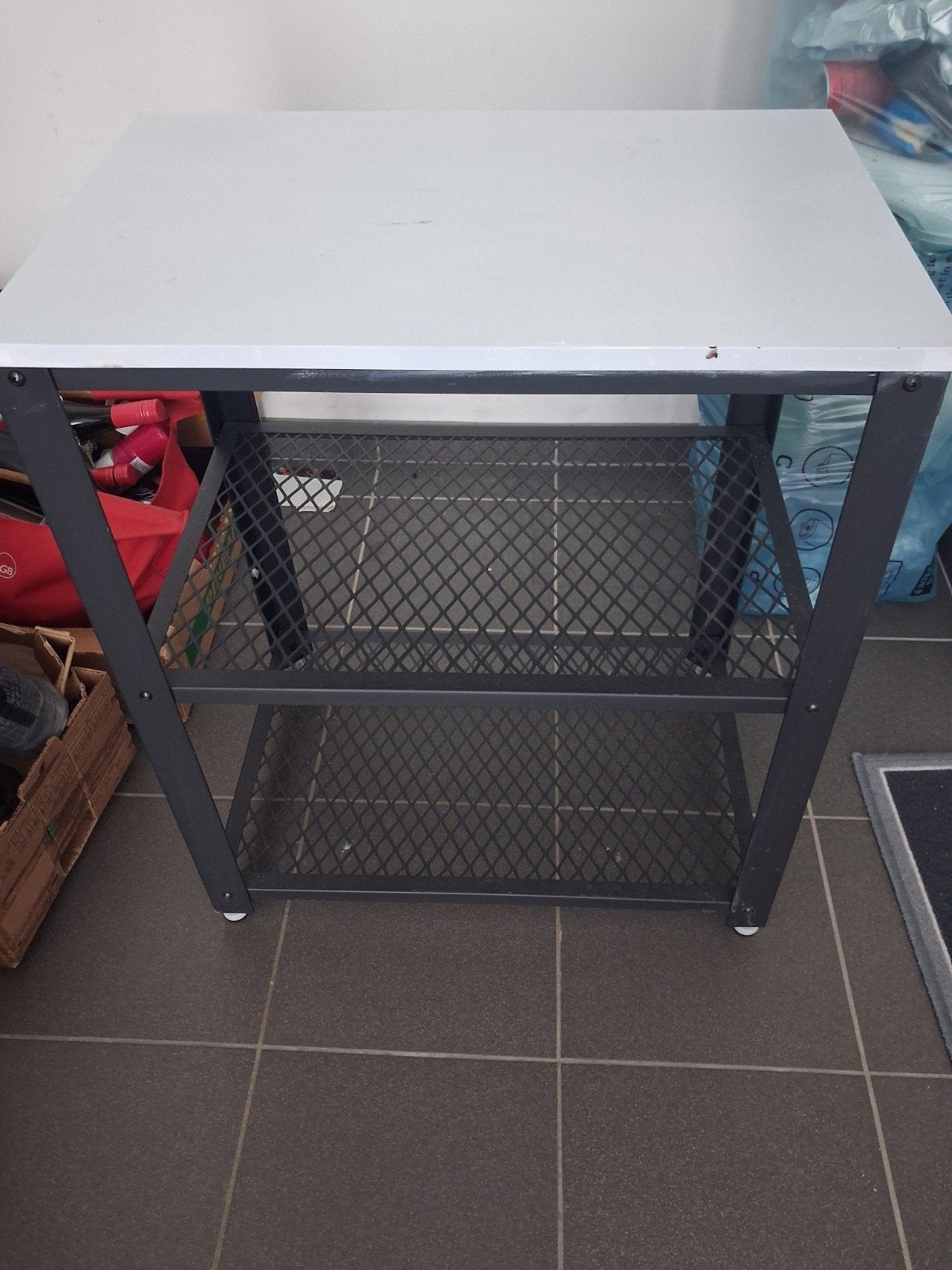 naar boven.naar benen 40 cm. links naar rechts 60 cm  plank, Enlèvement