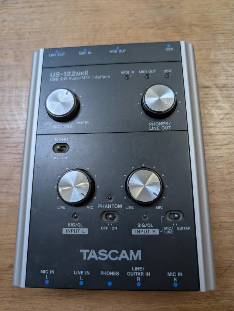 TASCAM US-122 MKII, Musique & Instruments