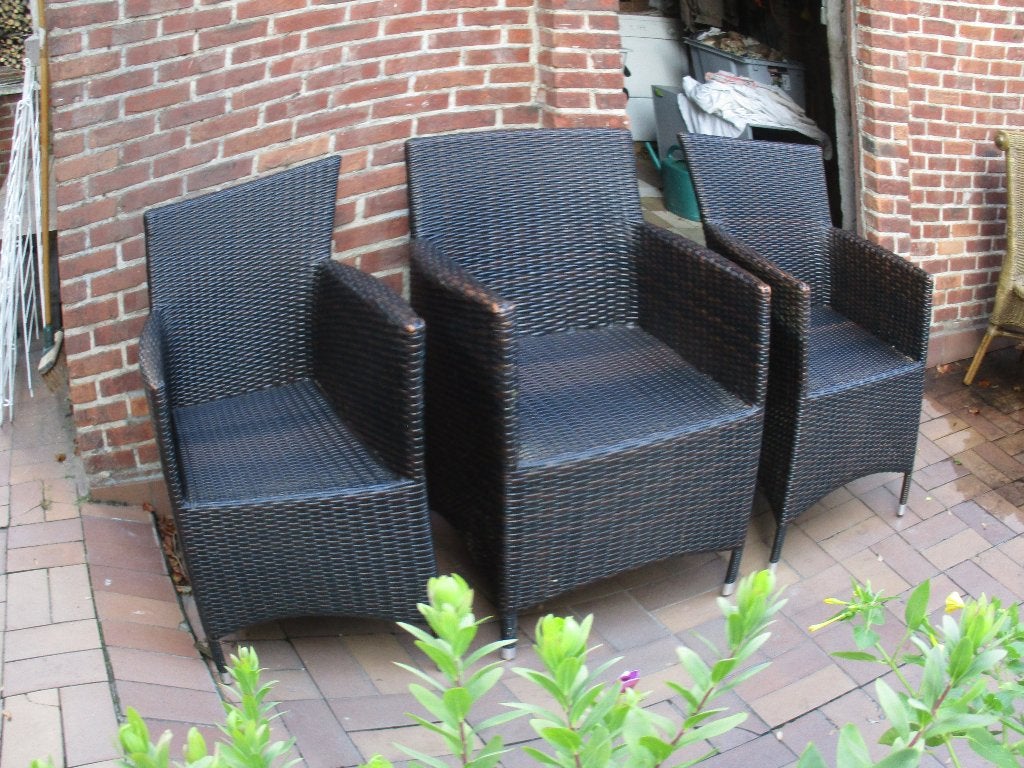 rotanstoelen, Ophalen, Gebruikt, Rotan, Stapelbaar
