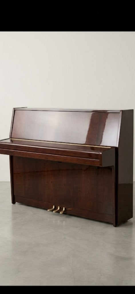 Piano Yamaha modèle M 108, Enlèvement ou Envoi, Brillant, Brun, Utilisé