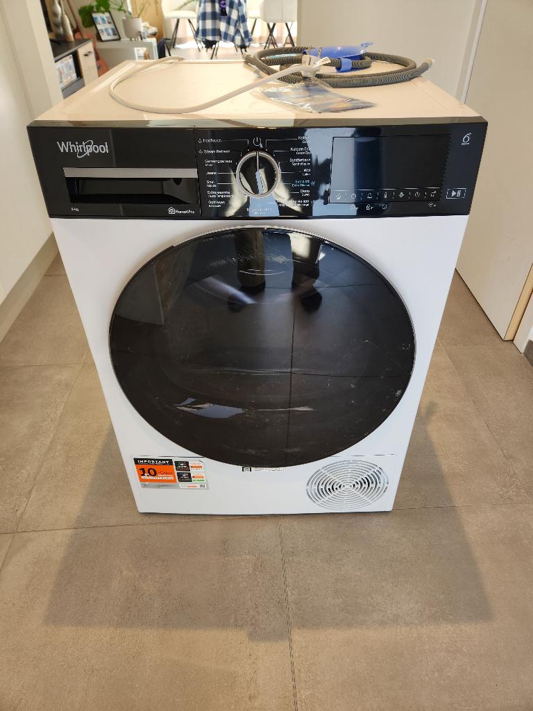Whirlpool warmtepompdroger 9kg NIEUW –defect filterbehuizing, Elektronische apparatuur, Droogkasten, Ophalen, Gebruikt, 8 tot 10 kg
