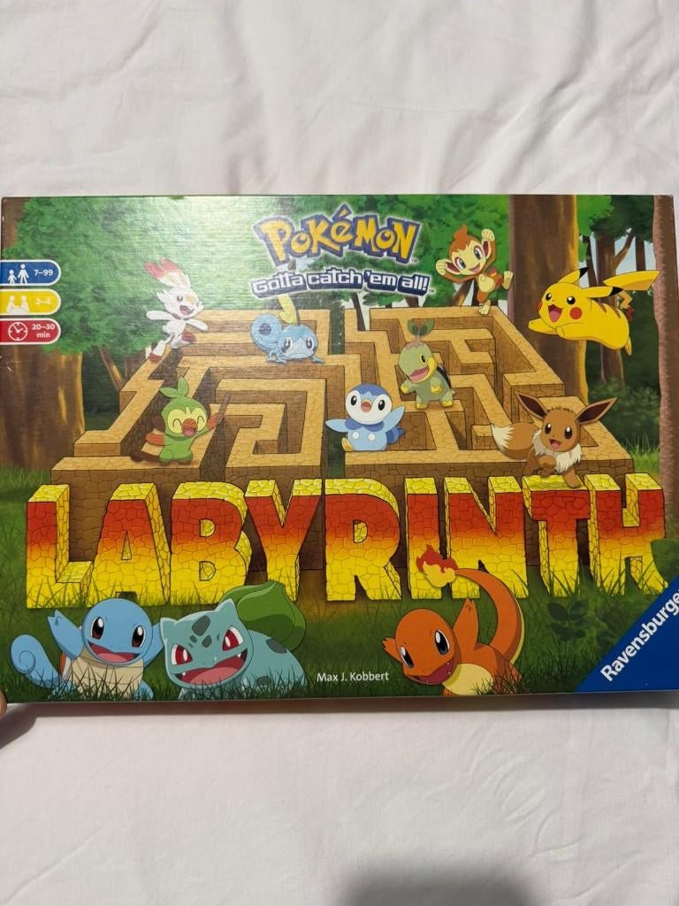 Labyrinthe Pokémon - Ravensburger, Jeu de voyage, Enlèvement ou Envoi, Trois ou quatre joueurs, Comme neuf
