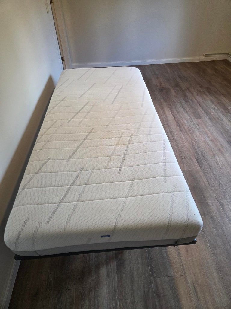1 persoon auping bed (logeerbed), 90 cm, Gris, Enlèvement, Modern