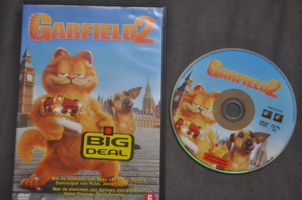 DVD van Garfield 2, Cd's en Dvd's, Ophalen of Verzenden, Gebruikt, Komedie, Film