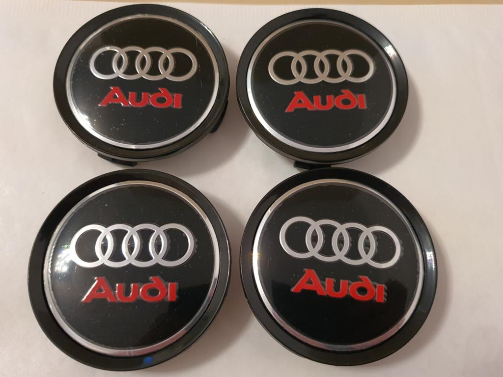 Audi wieldoppen center caps 75 mm / 70 mm, Auto-onderdelen, Ophalen of Verzenden, Nieuw, Audi