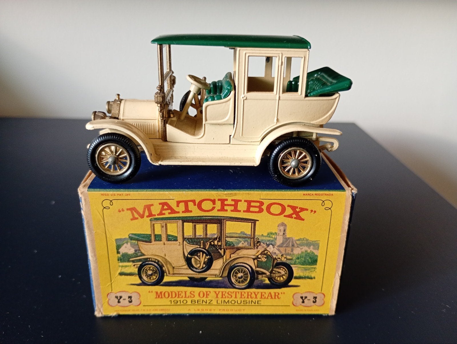 Matchbox Models of Yesteryear Y-3 1910 Benz Limousine, Ophalen of Verzenden, Matchbox