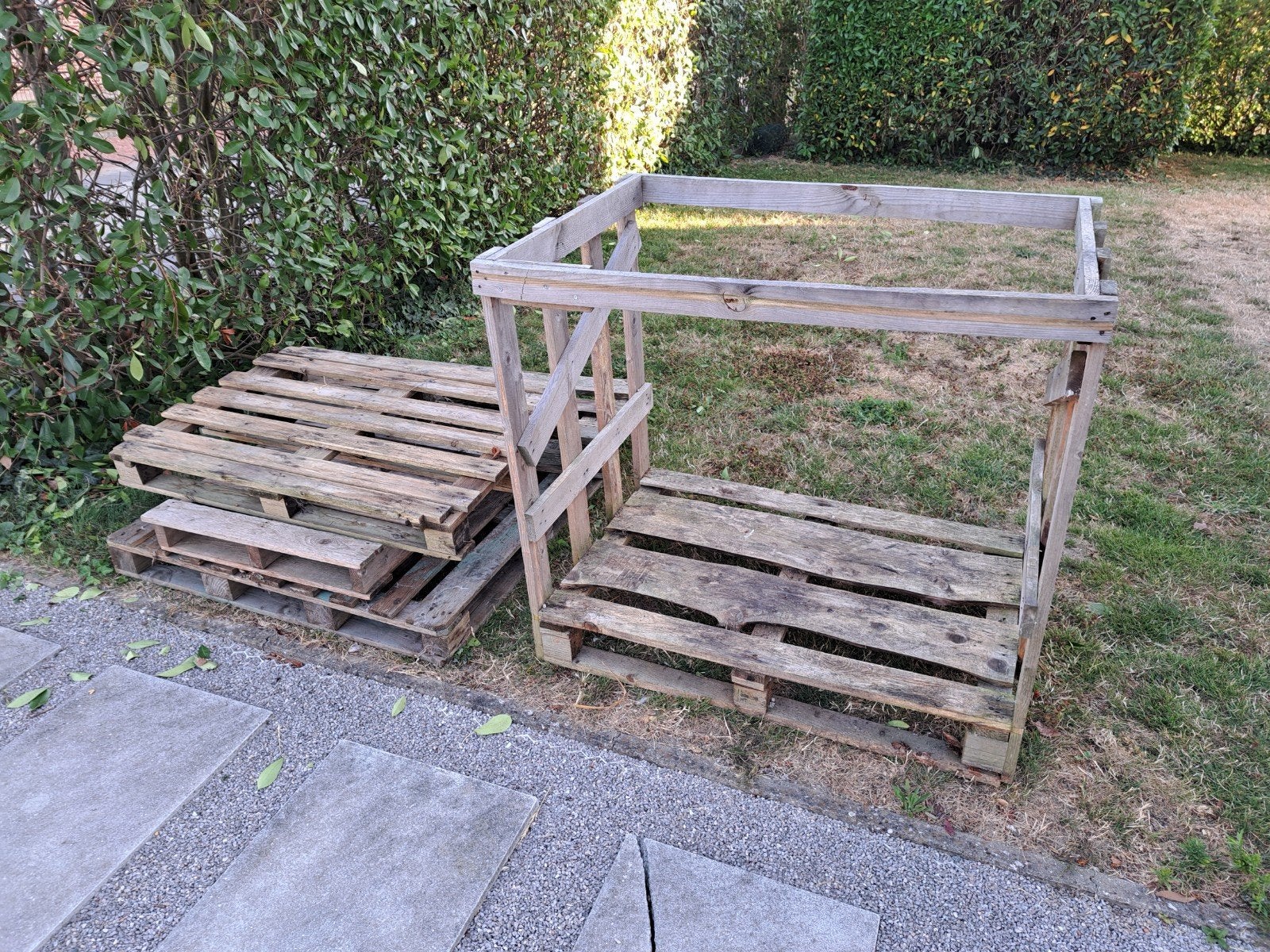 Onbehandelde paletten, Ophalen