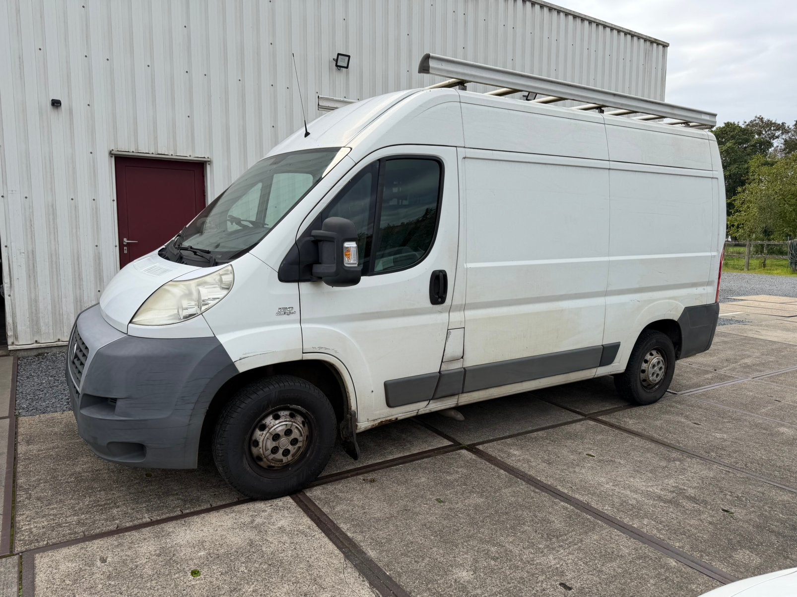 Fiat Ducato 2.3 JTD multijet 173 000 km start rijd goed !, Zwart, https://public.car-pass.be/k, Wit, 120 kW