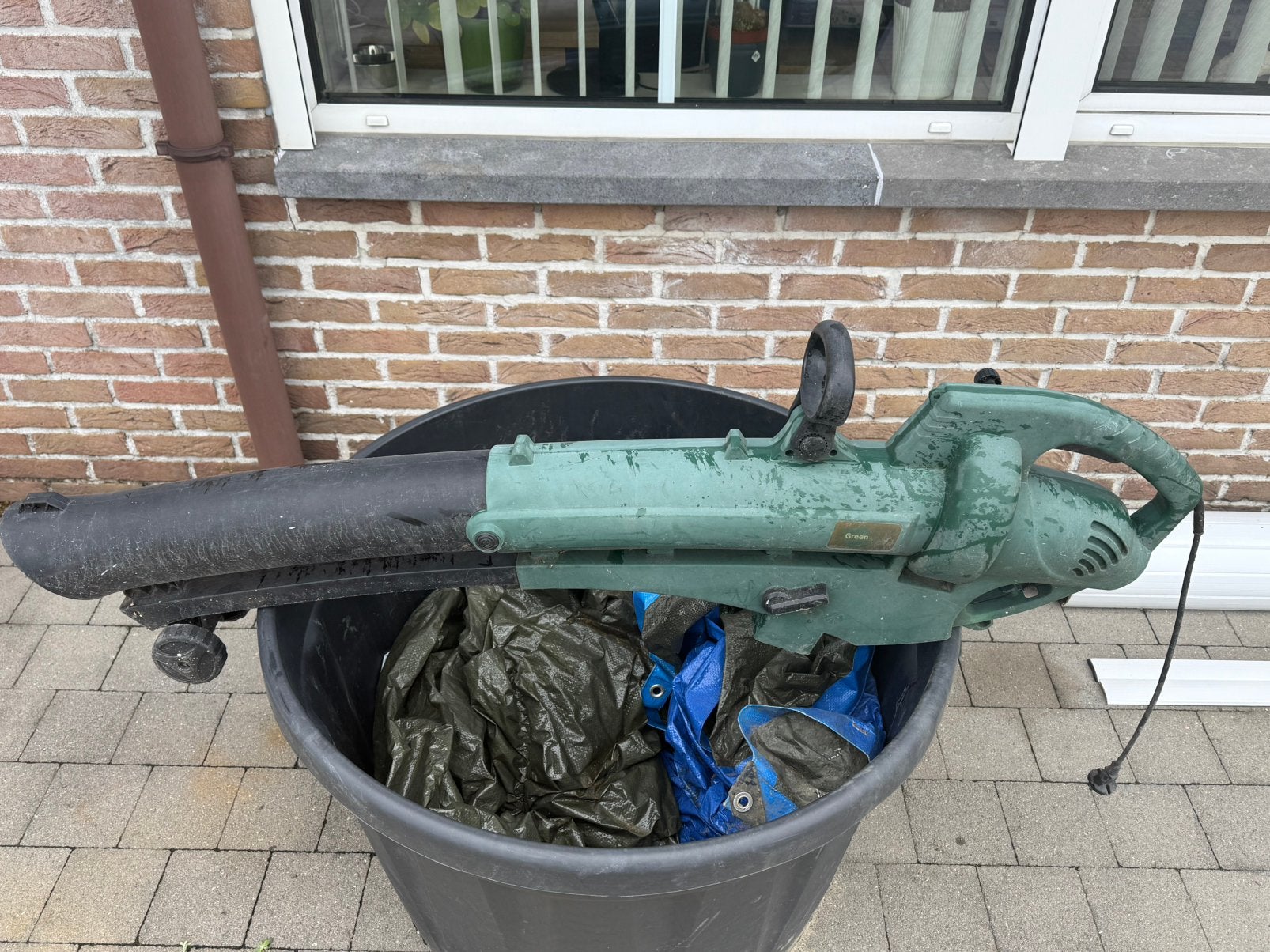Bladblazer greenway, Ophalen, Gebruikt, Met zuigfunctie, Handgedragen