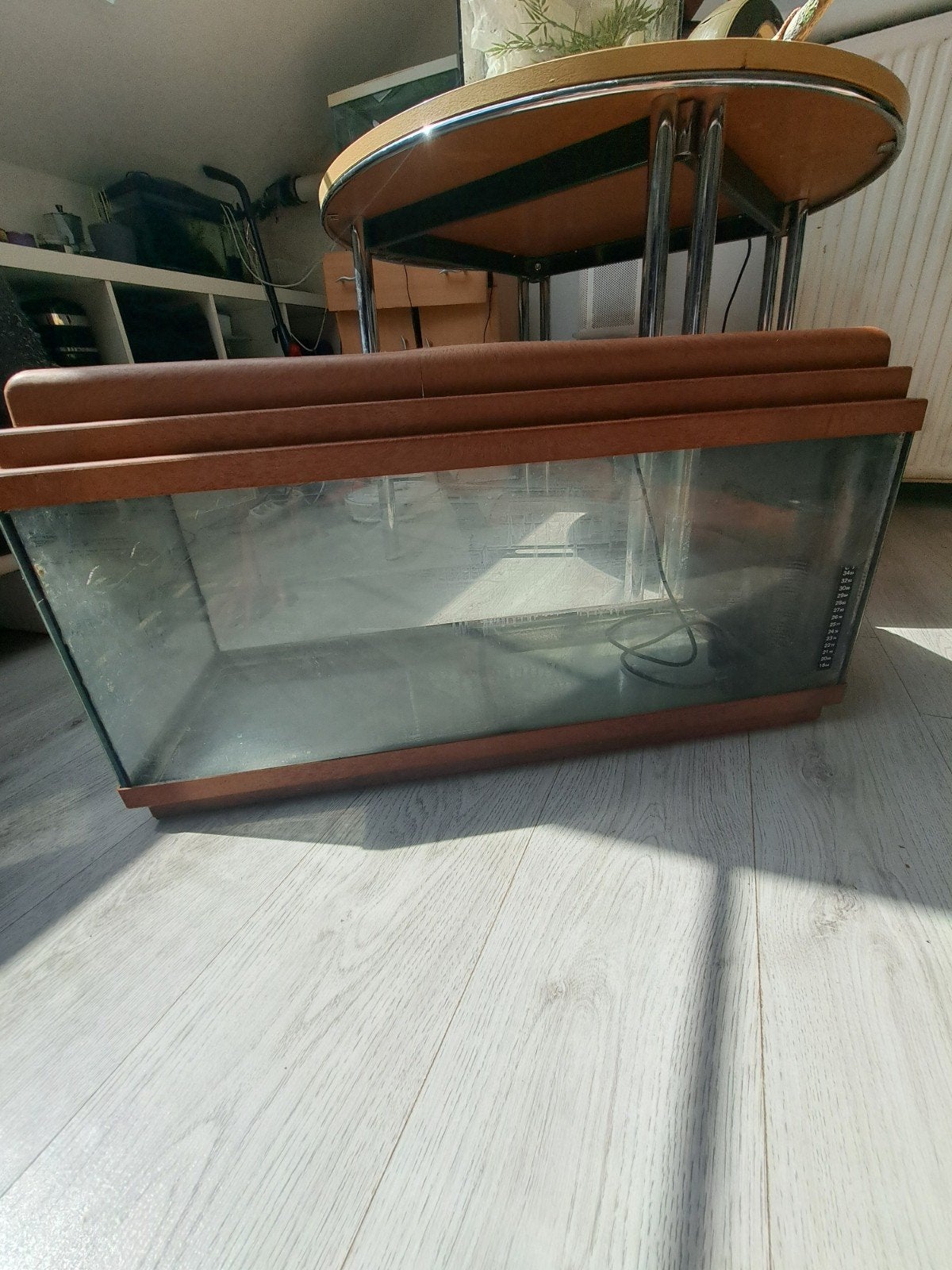 Vintage Aquarium, Dieren en Toebehoren, Vissen | Aquaria en Toebehoren, Ophalen, Decoratie