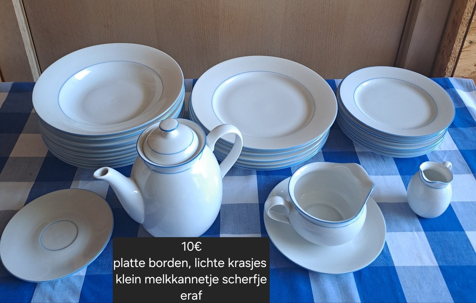 Servies los Czechoslovakia, Ophalen