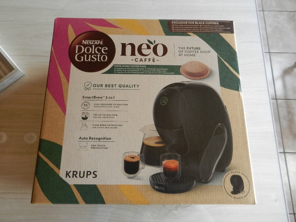 Dolce Gusto Neo, Neuf, Réservoir d'eau amovible, Dosettes et capsules de café, Enlèvement