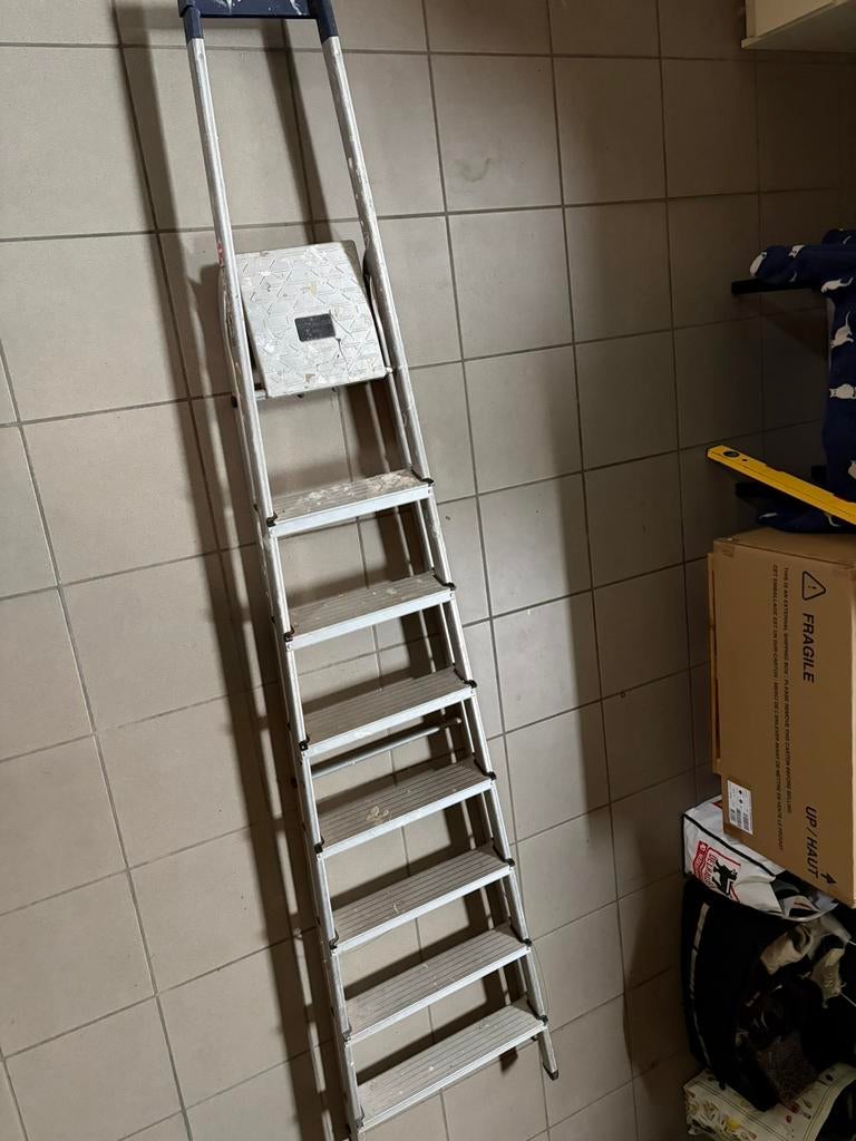 Stevige trapladder, Doe-het-zelf en Bouw, Ophalen, Gebruikt