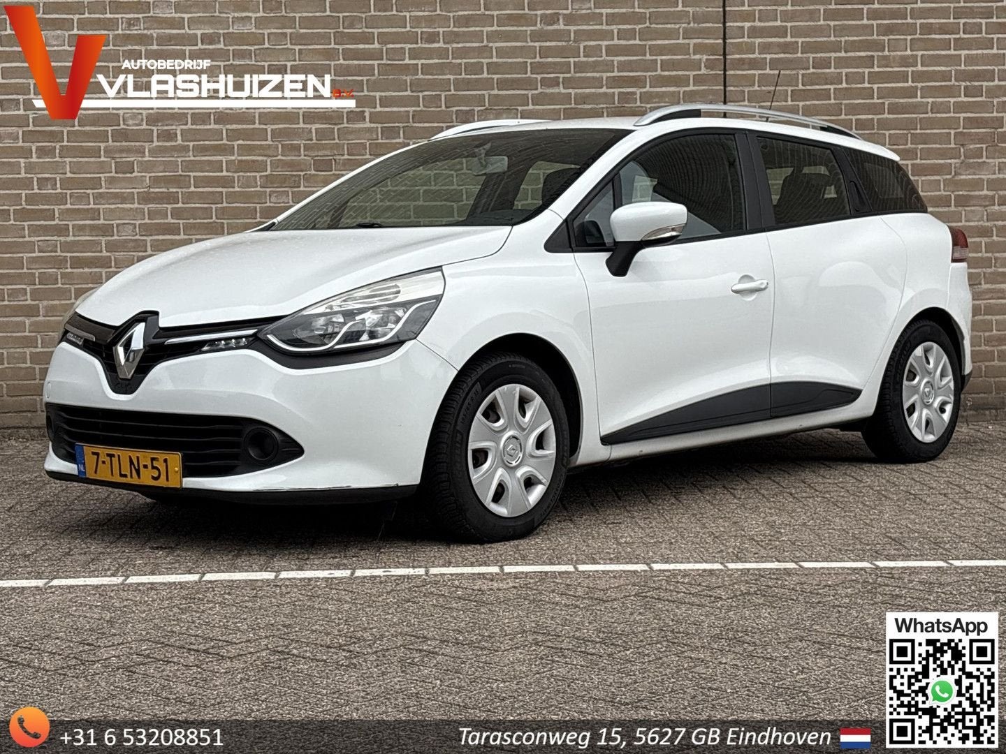Renault Clio Estate 1.5 dCi ECO Expression | Airco | Cruise, Auto's, Renault, Start-stop-systeem, Wit, Bedrijf, Clio