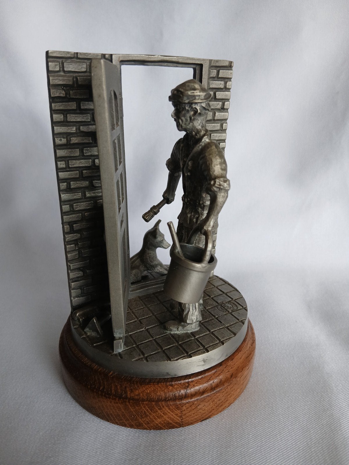 Tinnen miniatuur beroep 'schilder', Antiek en Kunst, Ophalen of Verzenden