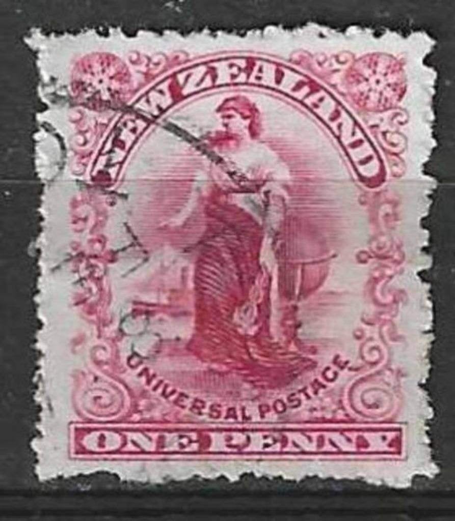 Nouvelle-Zélande 1900/1909 - Yvert 98 - Fermier - 1 p. (ST), Timbres & Monnaies, Timbres | Océanie, Envoi, Affranchi