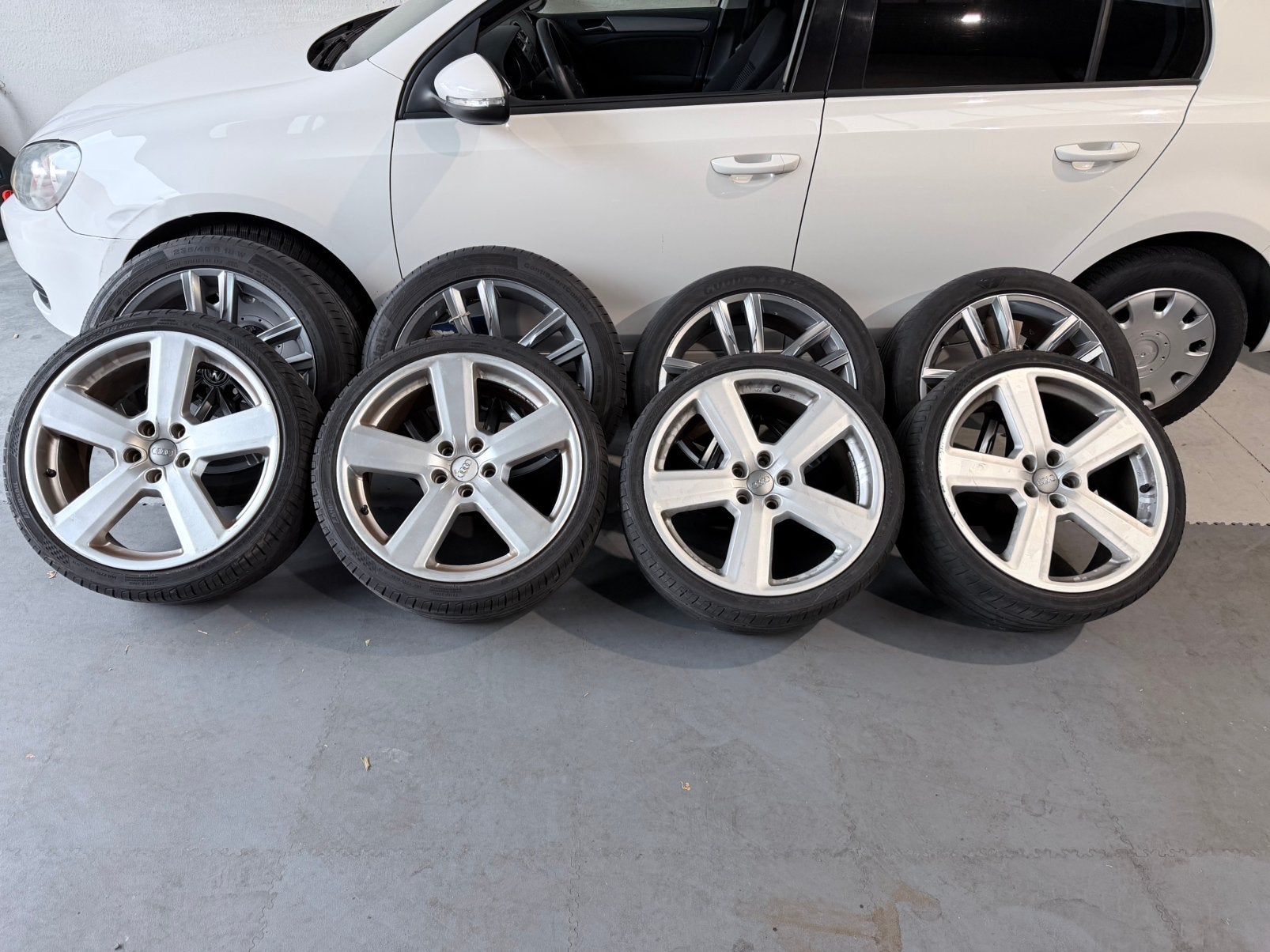19” OLD RS6 Velgen met banden !, Pneus et Jantes, Véhicule de tourisme, Pneus été, 19 pouces