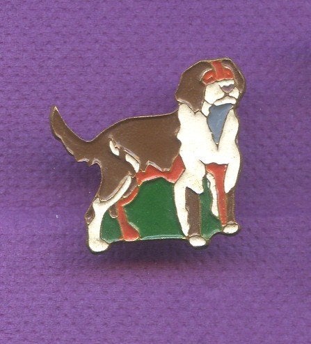 pins chien Springer Anglais ou épagneul a275, Envoi, Comme neuf, Animal et Nature, Insigne ou Pin's