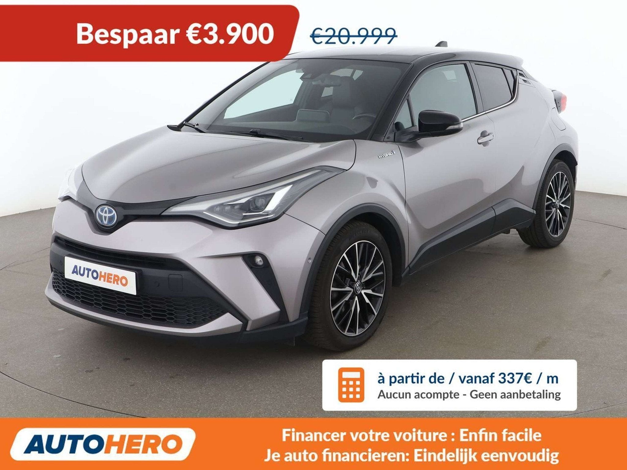 Toyota C-HR 2.0 Hybrid Style Selection (bj 2020, automaat), Auto's, Gebruikt, Adaptive Cruise Control, https://public.car-pass.be/vhr/8e9ac6e1-87fd-424d-bfcc-a96e5302b149