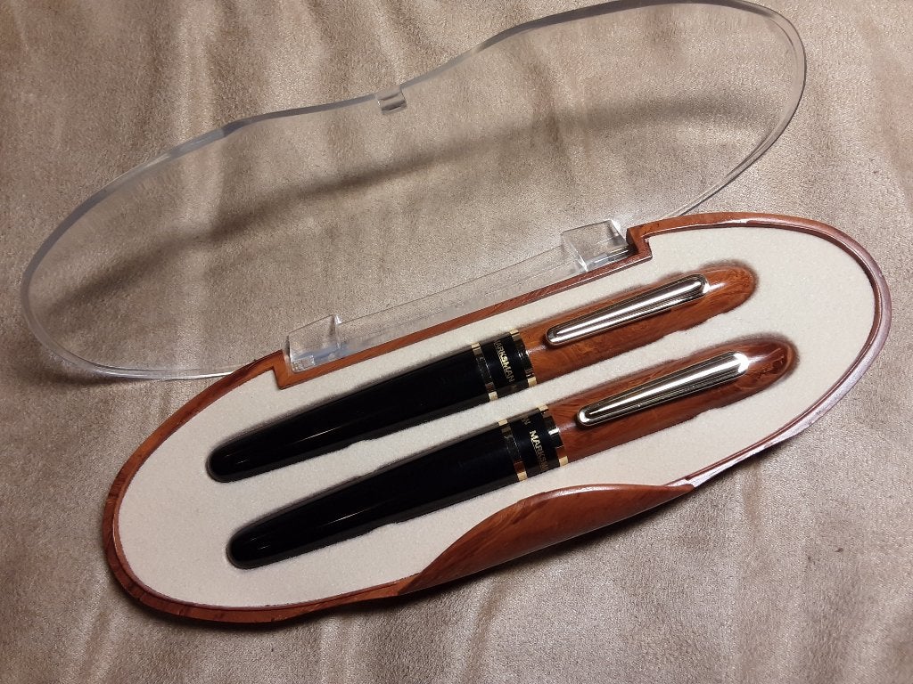 Marksman Classic Large two-tone set FP/RB, Collections, Stylos, Ensemble de stylos, Comme neuf, Enlèvement, Avec boîte