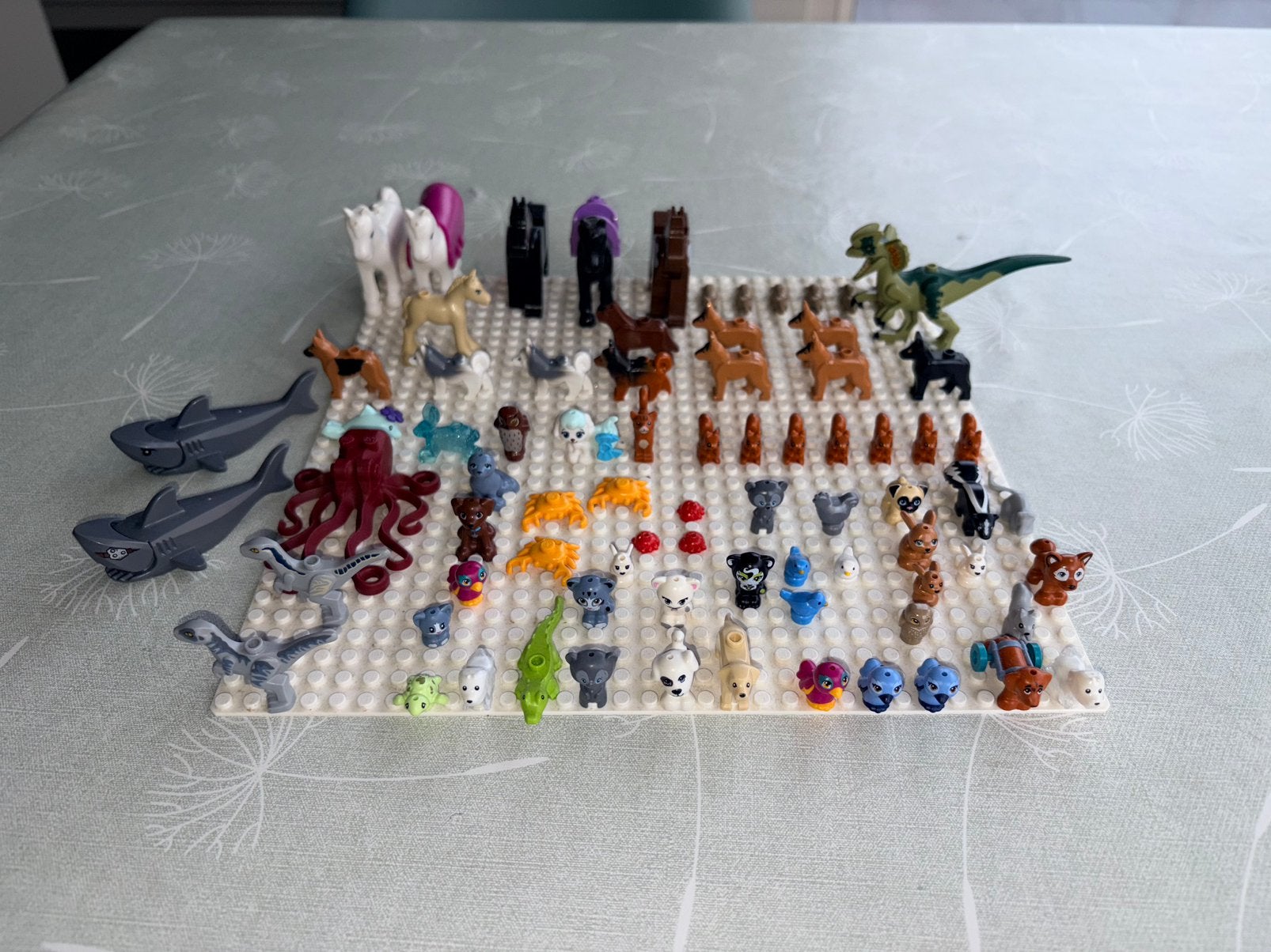 Collectie Lego dieren, Kinderen en Baby's, Ophalen of Verzenden, Zo goed als nieuw, Minifiguur, Lego