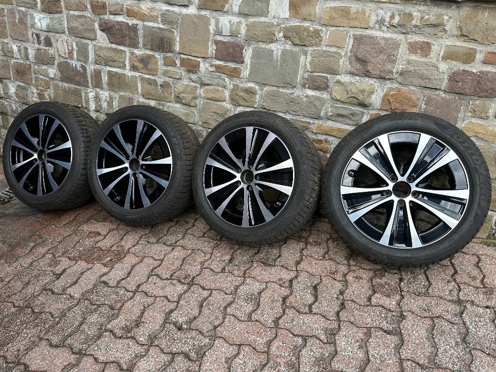 4 jantes 18 Mercedes classe E + pneus hiver, Enlèvement, Pneus hiver, Pneu(s)