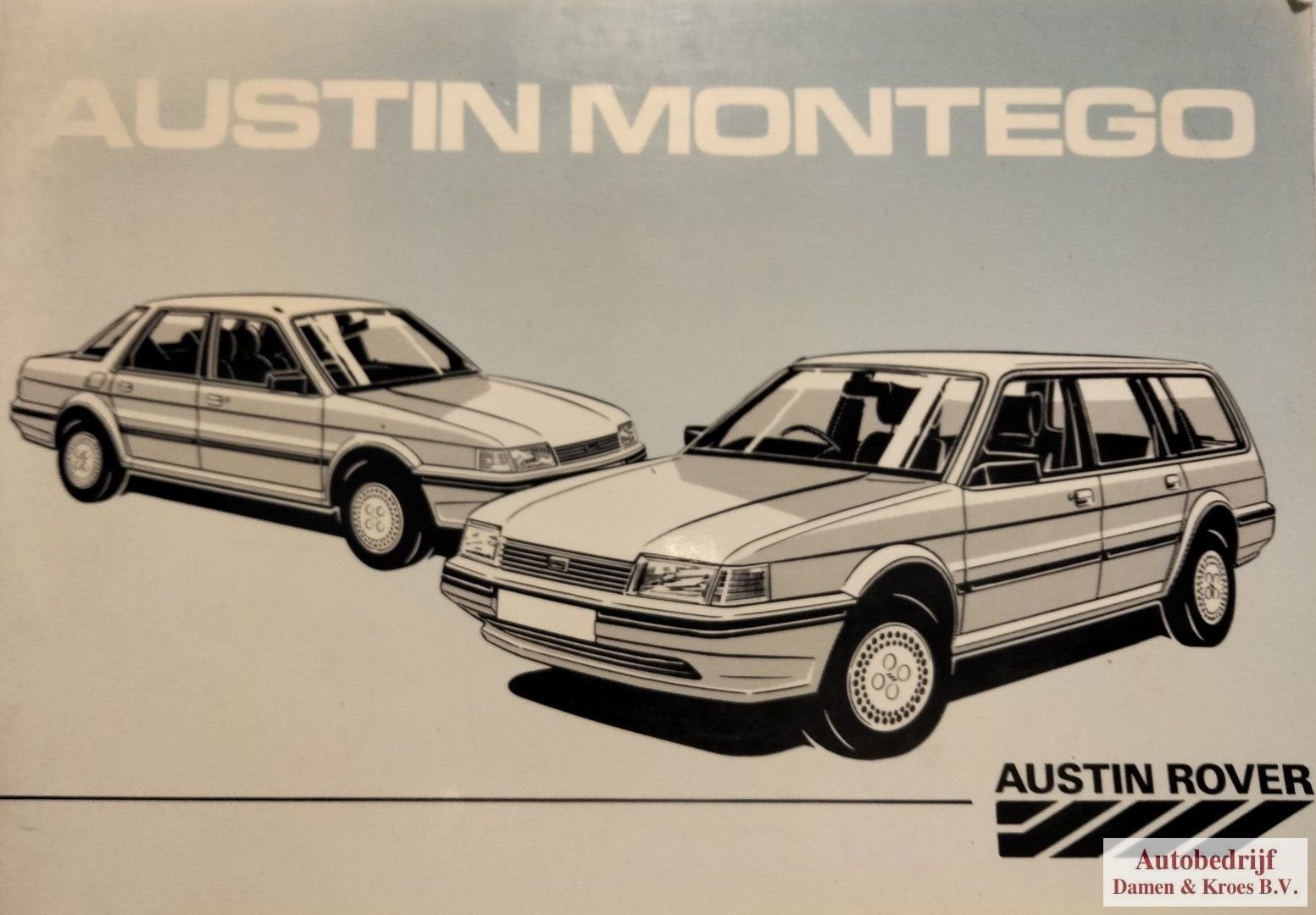 Handboek Austin Montego 1,3 1,6 an 1,6 Mayfair AKM5596 (Enge, Enlèvement ou Envoi