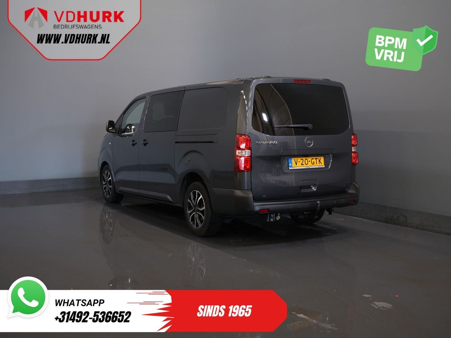 Opel Vivaro 2.0 180 pk Aut. DC Dubbel Cabine 2xSchuifdeur/ 2, Automaat, Bedrijf, 198 g/km, Zilver of Grijs