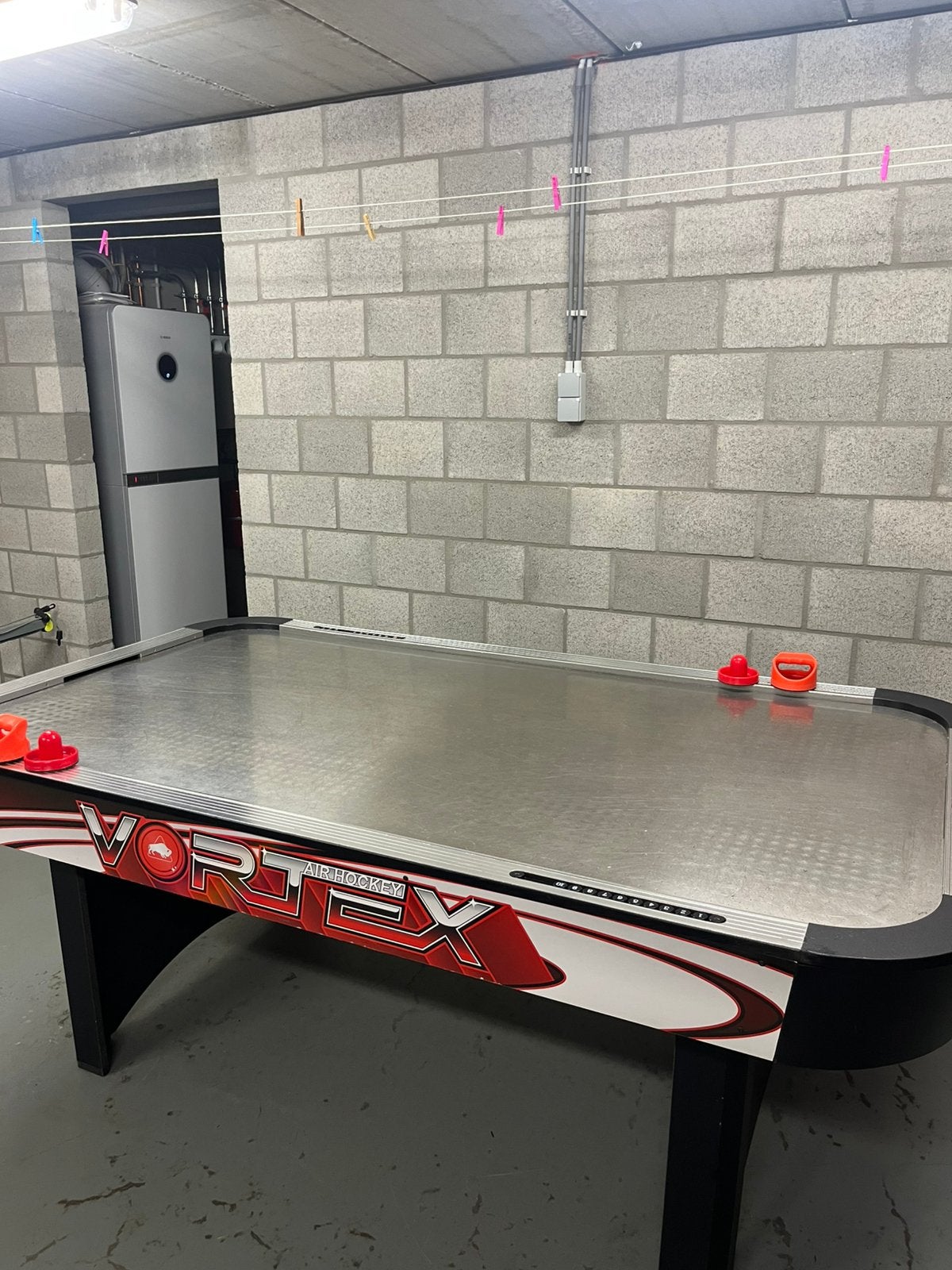 Vortex air hockey tafel, Sport en Fitness, Tafeltennis, Ophalen, Zo goed als nieuw