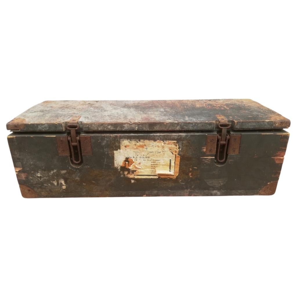 Wehrmacht - Boîte à munitions '2cm Sprenggrenat Patrons', Enlèvement ou Envoi, Armée de terre, Caisse ou Géocache