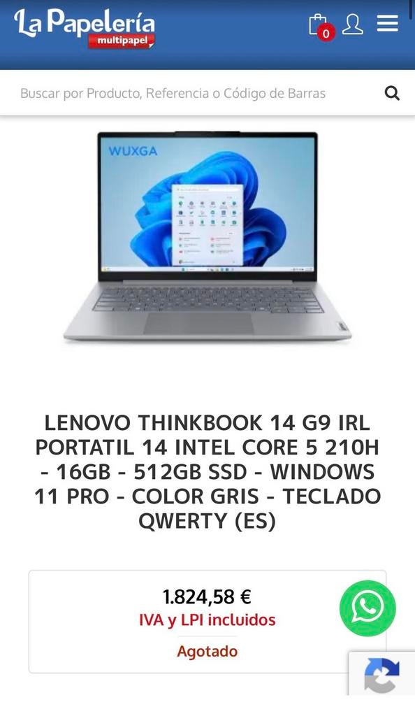 Vente Lot (110pc) Portables Lenovo ThinkBook 14 G9, Ophalen