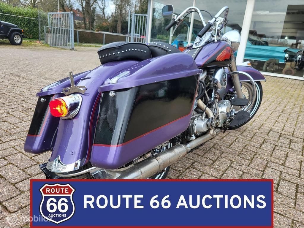 Harley-Davidson Electra Glide Panhead | 1965 | Route 66 Auct, Overige merken, Zwart, Bedrijf, Handgeschakeld