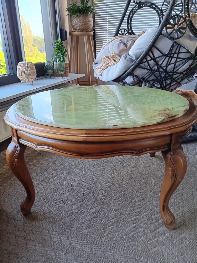 Marmeren tafel, Huis en Inrichting, Ophalen, Gebruikt
