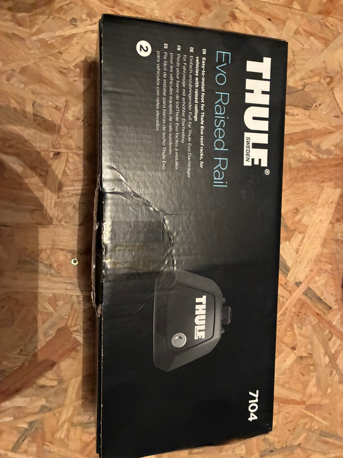 Thule evo raised rale 7104, Auto diversen, Dakdragers, Ophalen, Zo goed als nieuw