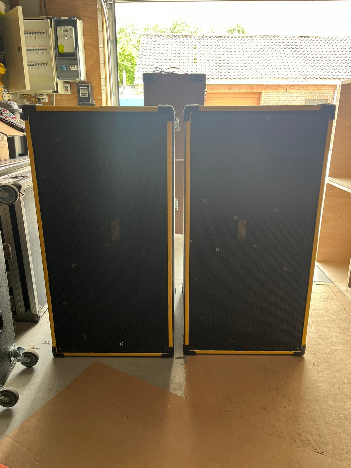 Dubbel 18” sub kasten, Enlèvement, Comme neuf
