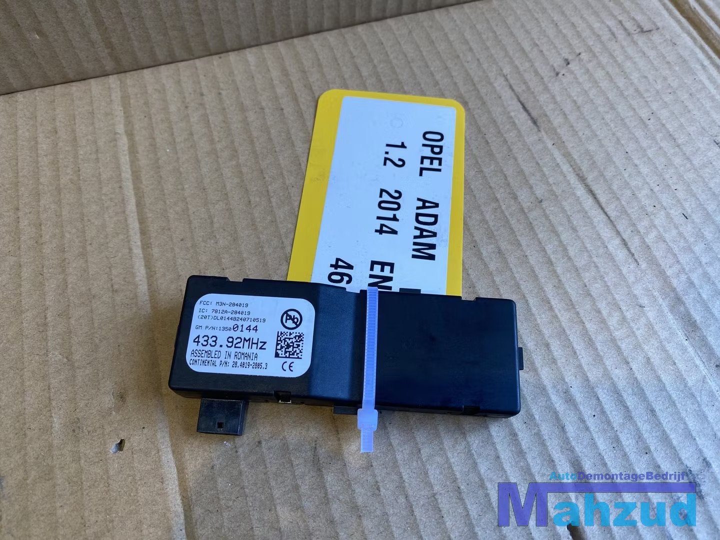 OPEL ADAM Versteker receiver module ontvanger 13500144, Gebruikt, Opel Automobile GmbH, Kontakt@opel-infoservice.de, Opel