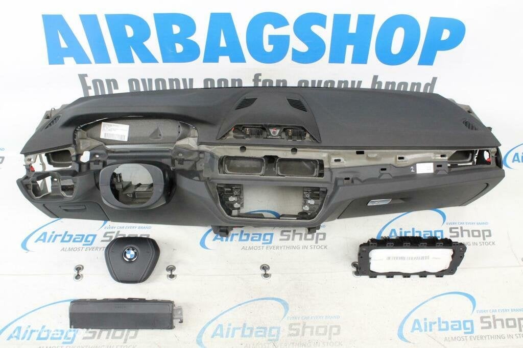 Airbag kit Tableau de bord cuir avec couture BMW 5 serie G30, Enlèvement ou Envoi, Utilisé